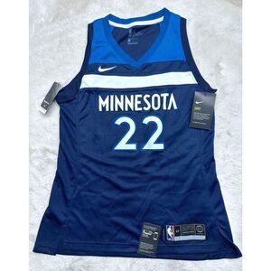 Nike NBA Minnesota Timberwolves Basketball Jersey Wiggins #22 Women Medium